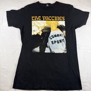 The Vaccines T Shirt Womens Black Small Combat Sports Band Tour Merch